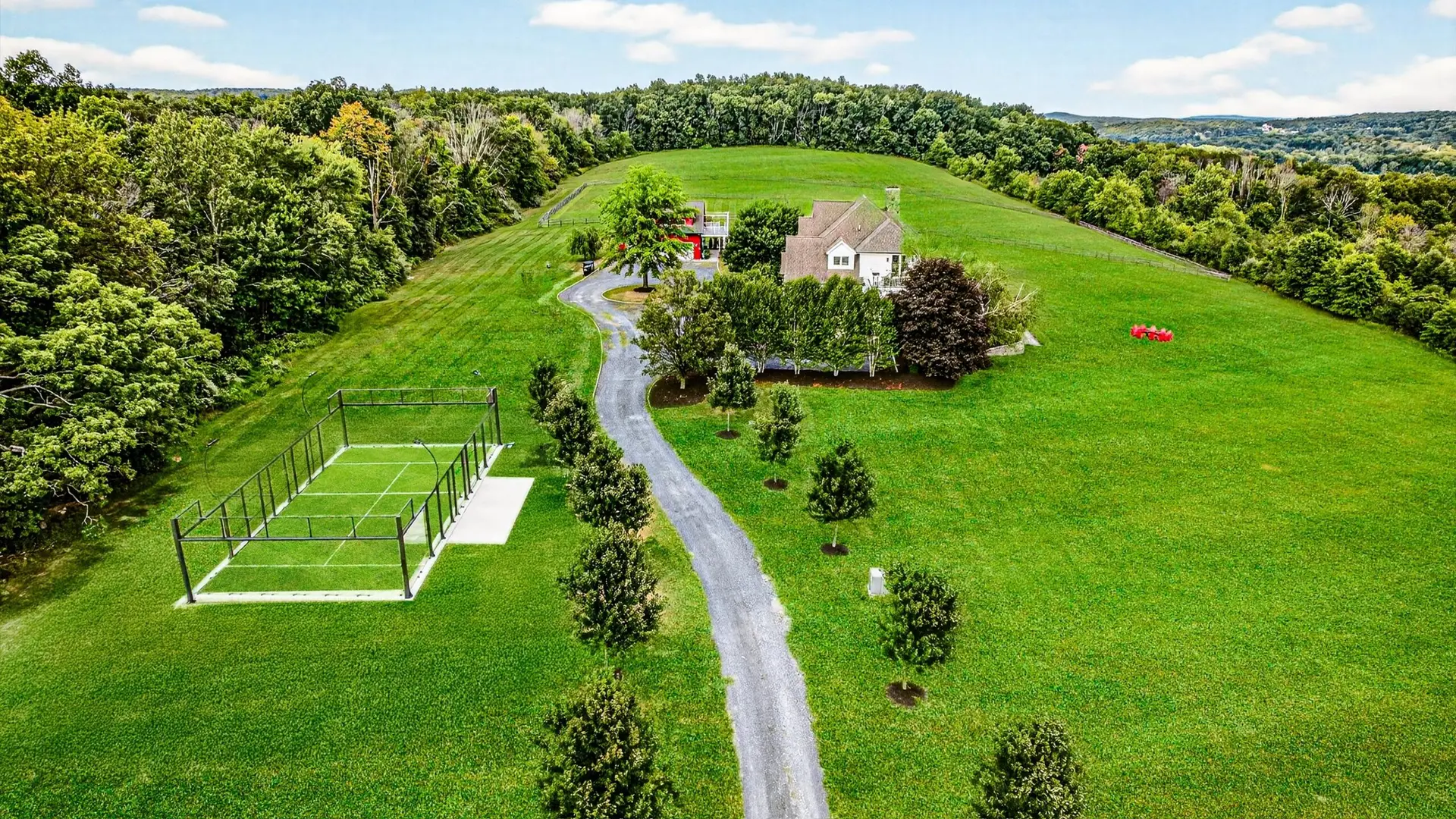 Guest bedroom at The Westtown Reset — en-suite private estate rental upstate New York