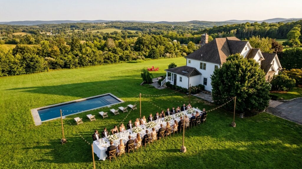 Upstate small wedding venue luxury property