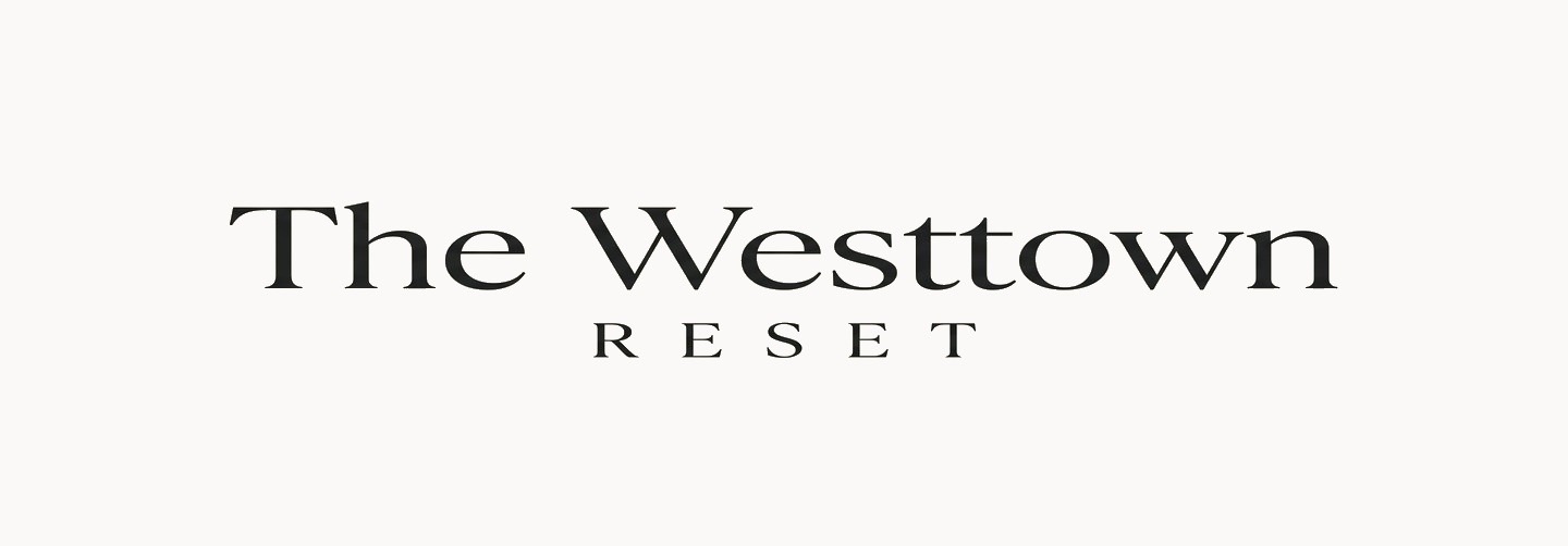 The Westtown Reset logo private luxury estate retreat, Westtown NY